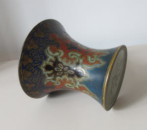 Plateelbakkerij Zuid-Holland - Mat platelen vaasje decor M109 kopen? Bied vanaf 35!