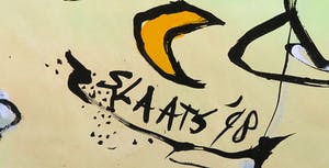 Miriam Slaats - Acryl op doek, Het schaaltje van mijn geluk - Ingelijst (Groot) kopen? Bied vanaf 150!