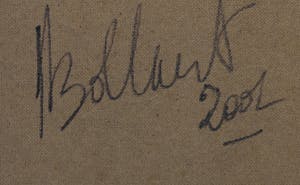 Jan Bollaert - Gemengde techniek op board, Milton Orange (Groot) kopen? Bied vanaf 1!