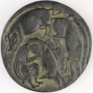 Inka Klinckhard - Bronzen penning: Verloren zoon, 1983 kopen? Bied vanaf 125!
