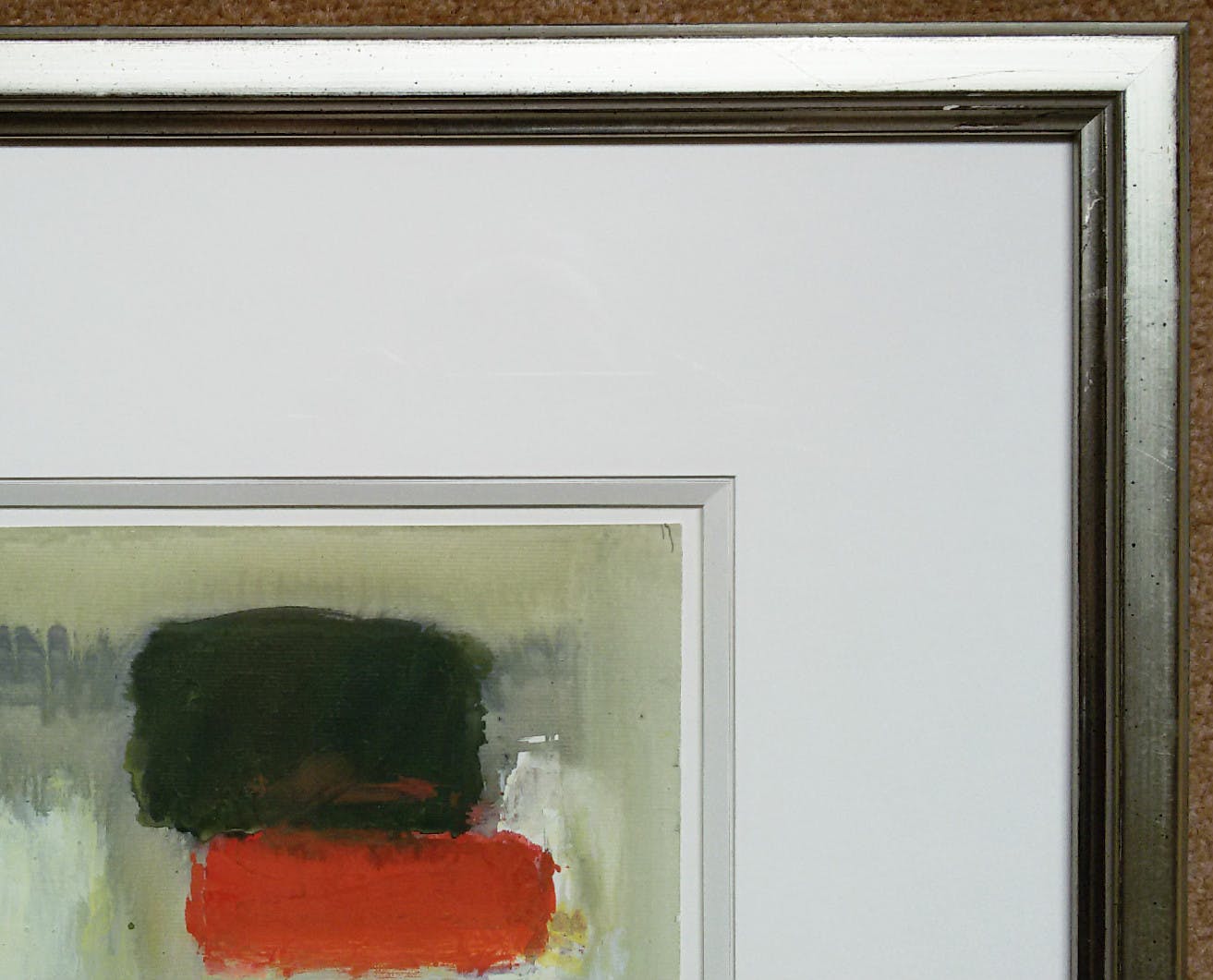 Eugene Brands - Abstracte compositie, gouache (mooi ingelijst) kopen? Bied vanaf 1250!