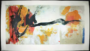 Peter Schenk - Zeefdruk, Abstracte compositie kopen? Bied vanaf 35!