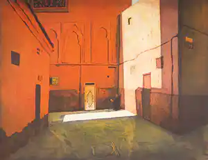 Marcel Schellekens - Kleurenets, Marrakech (Groot) verkocht voor € 120!
