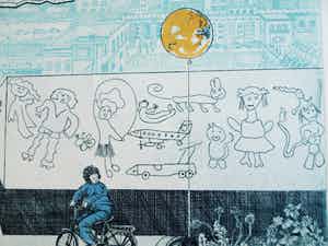 Carla Kleekamp - Ets , De wereld van het kind - 1979 verkocht voor € 30!