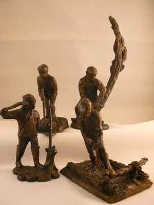 Jaap Hartman - De completen verzameling Biesbosch werkers verkocht voor € 199!