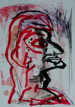 Pieter Drift - Gemengde techniek: 4 kaarten kopen? Bied vanaf 49!