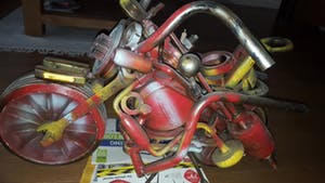 Herman Brood - gespoten motor. kopen? Bied vanaf 1500!