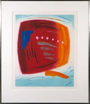 Roy Tonkin - Aquatint, Ariel - Ingelijst verkocht voor € 50!