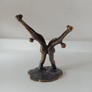 Corry Ammerlaan - Bronzen fotolijst met figuren. kopen? Bied vanaf 20!