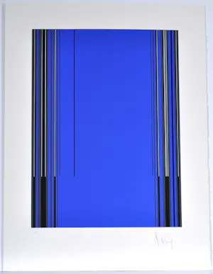 Buy Luc Peire - Geometrisch abstract - zeefdruk, 80x60 cm, gesigneerd? Bid from 550!