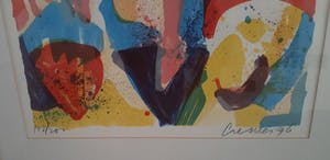 Jan Cremer - Tulpen 2 - zeefdruk met beperkte oplage. kopen? Bied vanaf 245!
