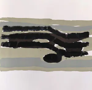 Buy Raoul Ubac - Abstracte compositie, originele litho? Bid from 55!