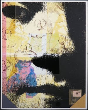 Harald Vlugt - Zeefdruk en collage, Spring kopen? Bied vanaf 1!