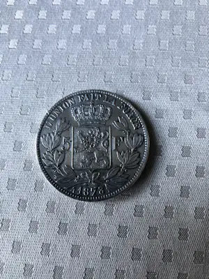 Leopold Wiener - 5 Francs - Léopold II, 1873 kopen? Bied vanaf 50!