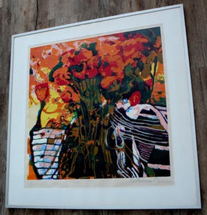 Kees van Bohemen - Ingelijste litho: Bloemen - 1976 kopen? Bied vanaf 225!