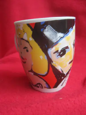 Herman Brood - 4 porseleinen kopjes. kopen? Bied vanaf 25!