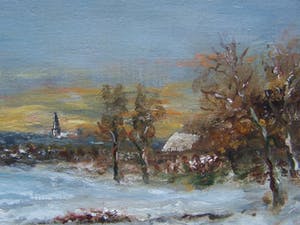 Jan Kelderman - Winterlandschap. kopen? Bied vanaf 60!