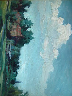 Henny Bal - Zicht op RK kerk te Voorburg kopen? Bied vanaf 30!