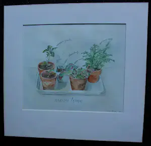 Jacobien de Rooij - Aquarel: Nieuw leven - 1972 kopen? Bied vanaf 49!