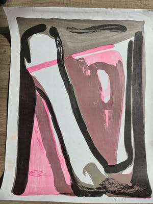 Bram van Velde - Litho - gesigneerd - E/A kopen? Bied vanaf 1!