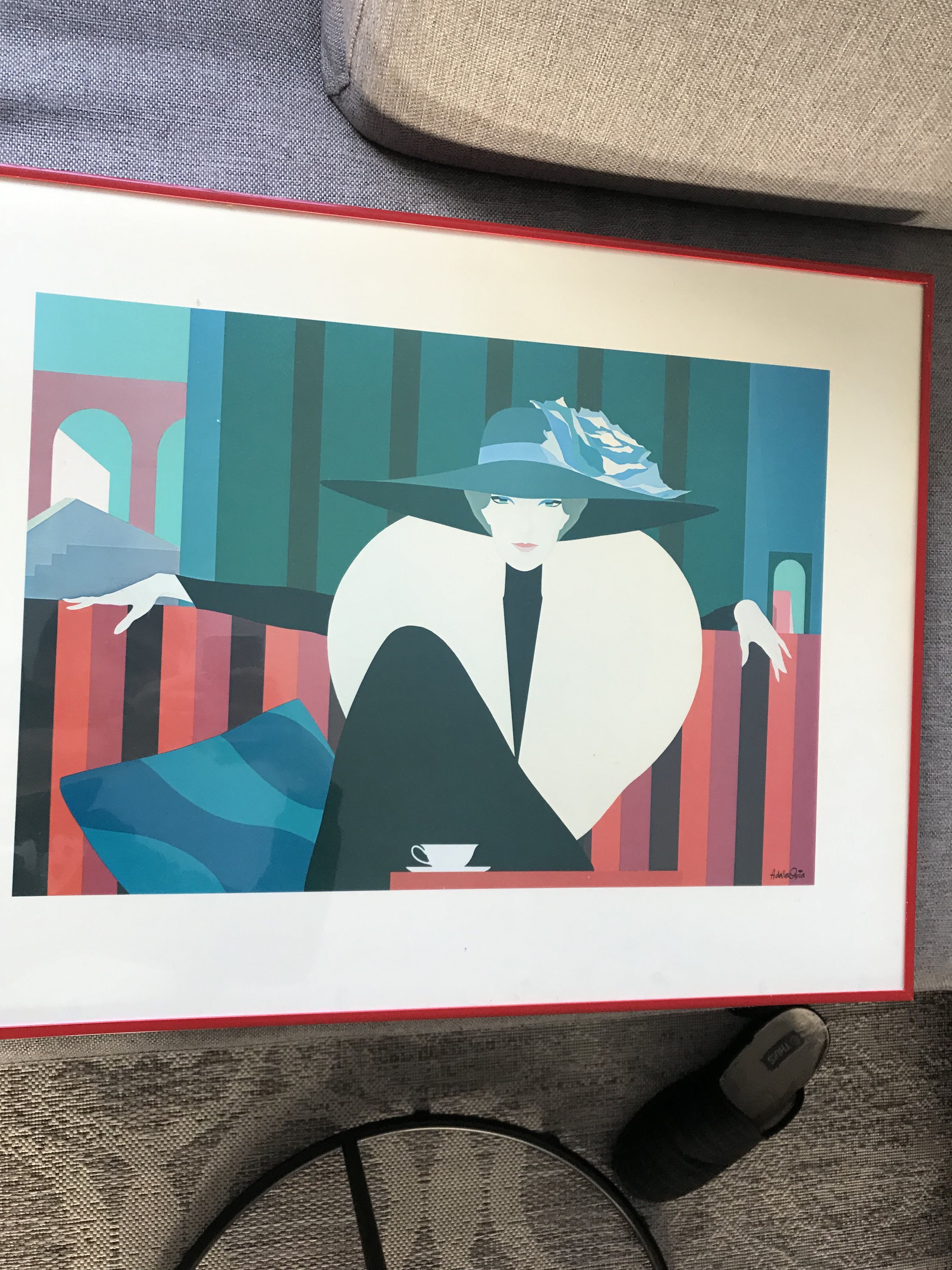 Amleto Dalla Costa - The lady of the striped sofa kopen? Bied vanaf 350!