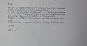 Ans Wortel - foto-litho: kunst is de weg herkenbaar maken - 1977 kopen? Bied vanaf 59!