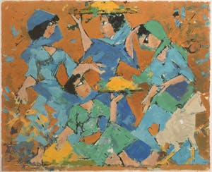 Aryeh Lubin - Vier vrouwen vieren het leven kopen? Bied vanaf 1!