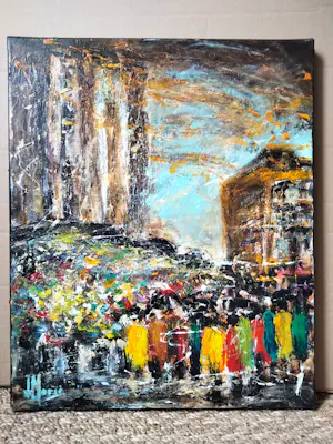 Jean-Jacques Marie - Marché aux fleurs, place de la Madeleine (Paris) kopen? Bied vanaf 120!