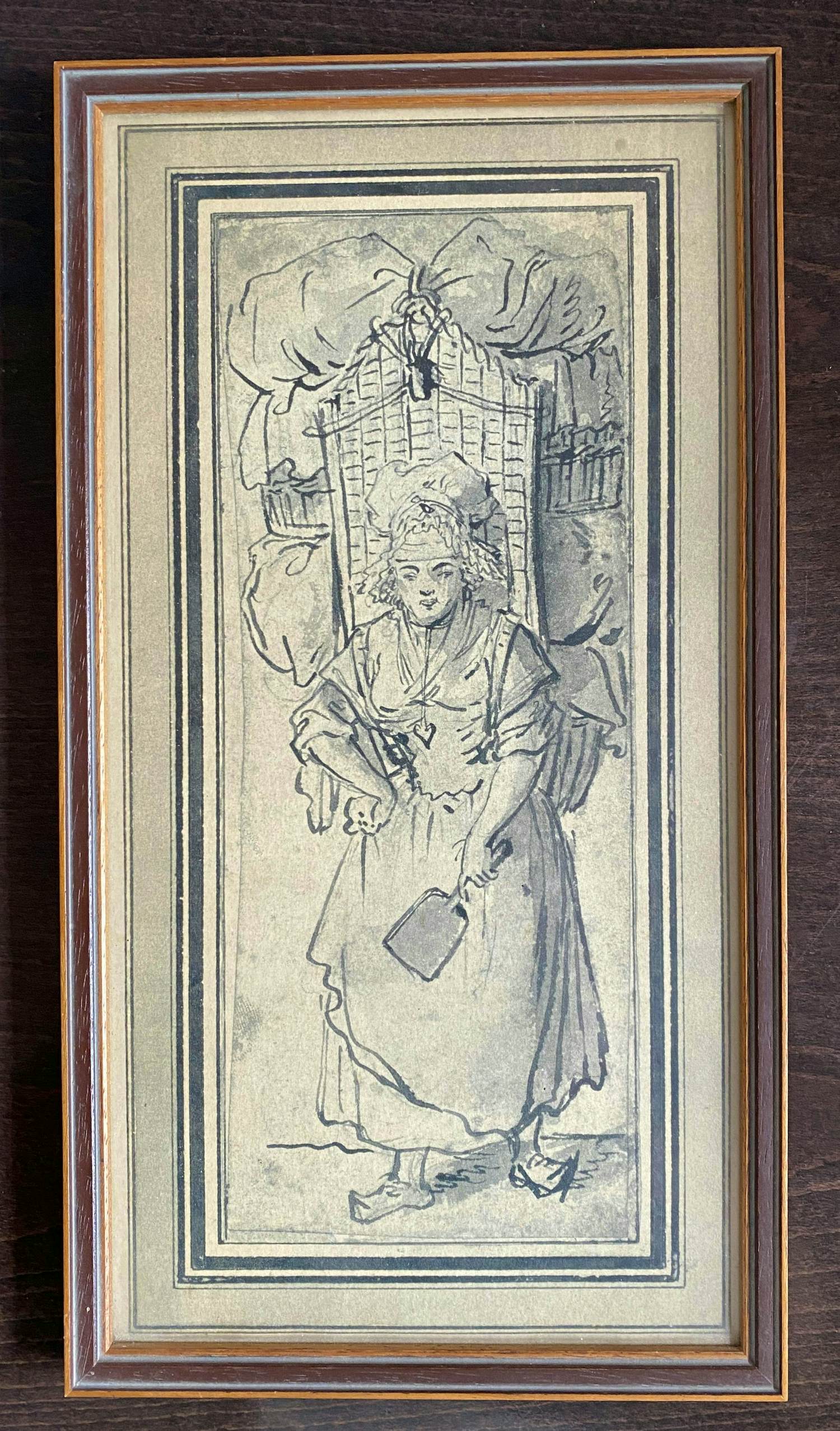 Buy Claude-Louis Desrais - Wäscherin mit Kiepe und Schlagholz? Bid from 550!