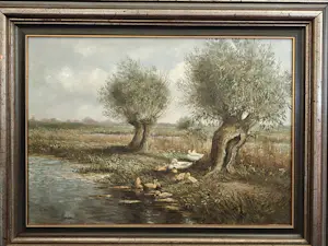 Henk Roosink - Eenden in polderlandschap kopen? Bied vanaf 195!