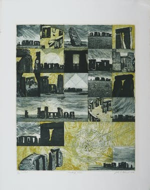 John E. Palmer - Ets, Stonehenge, Vistas kopen? Bied vanaf 1!