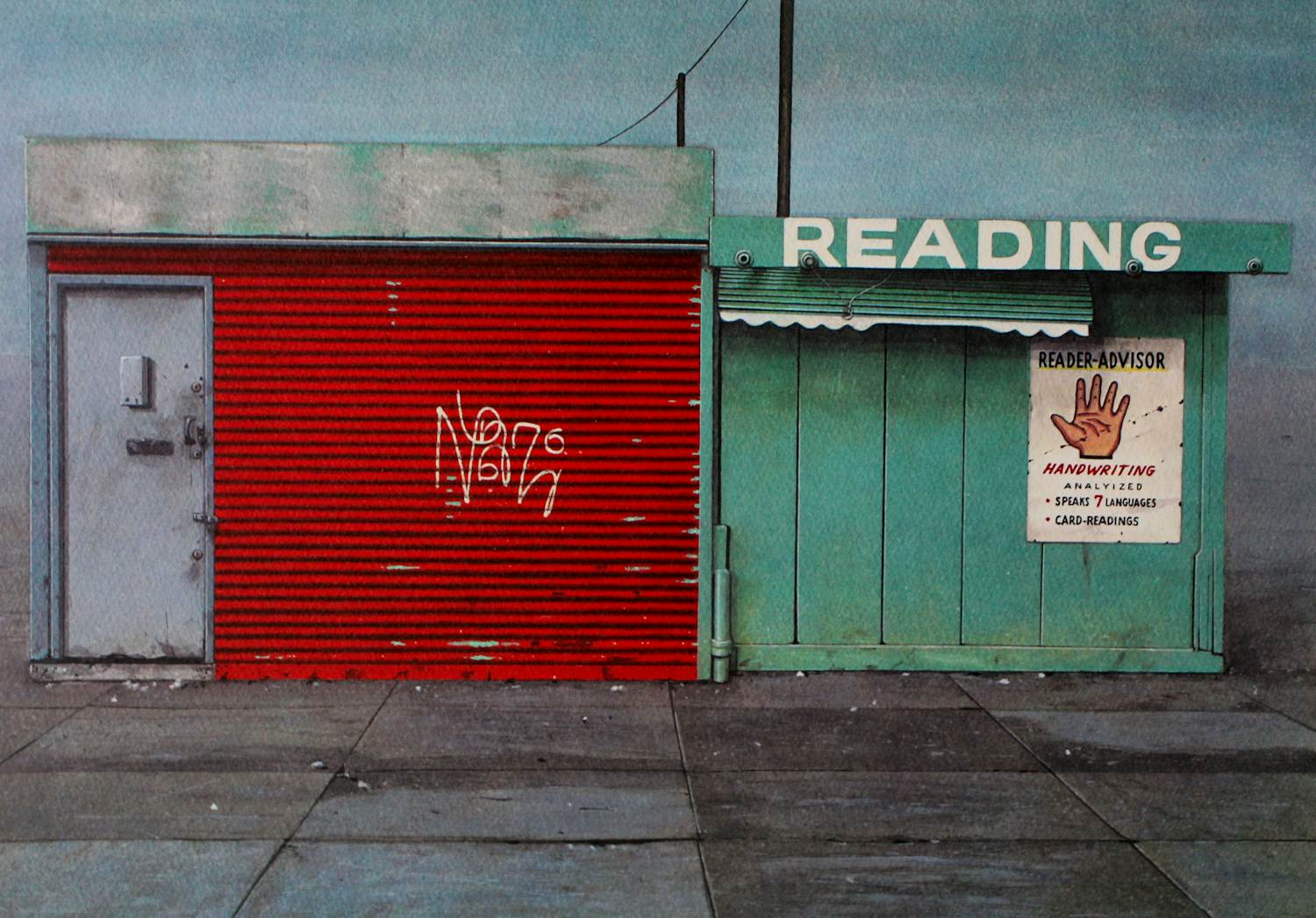 Siet Zuyderland - Litho: Reading II - 1979 verkocht voor € 90!