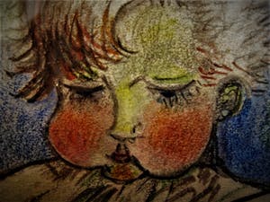 Toni Arzoni - 1899-1994 Zeldzaam Pastel miniatuur "Meisje" van deze Friese poppenmaakster kopen? Bied vanaf 10!