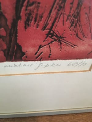 Michael Jepkes - Ets/aquatint ‘ Ezechiel ‘ kopen? Bied vanaf 40!