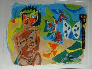 John Lie a Fo - Zeefdruk, Titel, Vlinders. kopen? Bied vanaf 40!