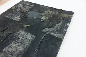 herman de vries - Uniek werk op papier, Collage trouvé (1960) kopen? Bied vanaf 1000!