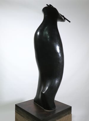 Jean-Louis Toutain - Levensgroot bronzen beeld, Chanson d'Amour (Zeer groot!) kopen? Bied vanaf 5000!