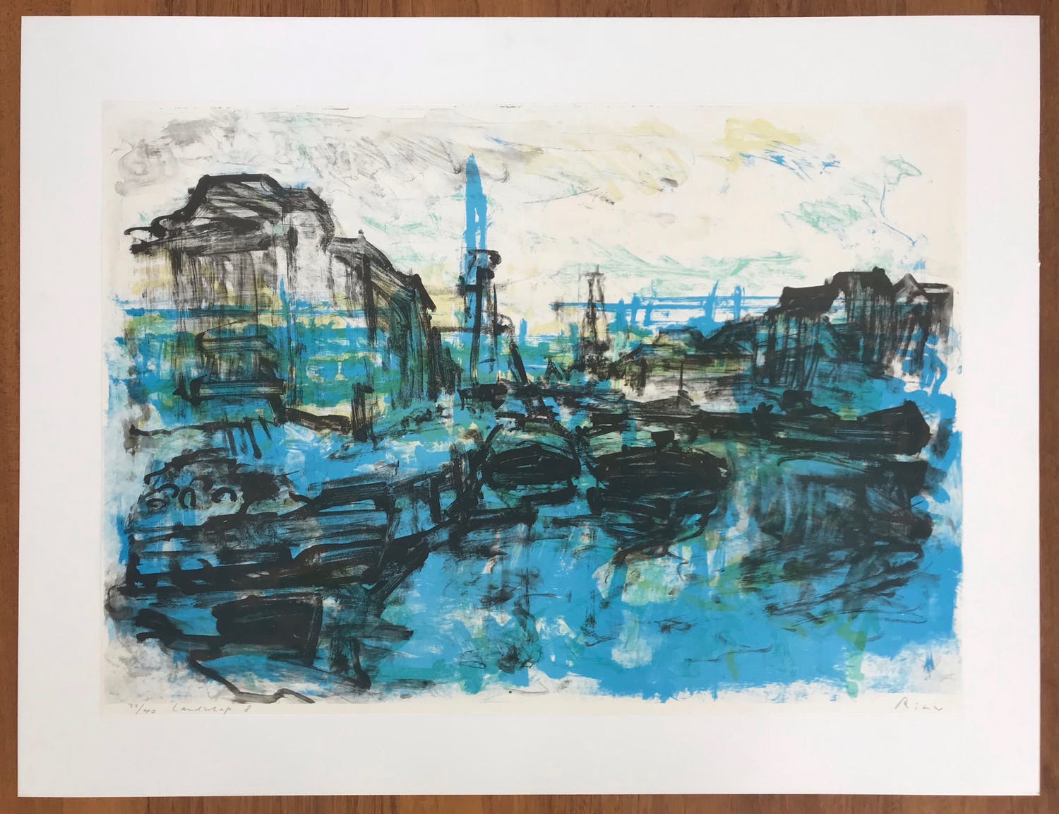 Willy Rieser - Prachtige gesigneerde kleurenlitho - 33/40 Verkocht ...