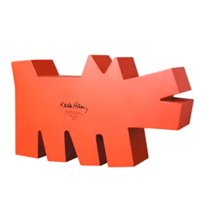 Keith Haring - Medicom Barking Dog Statue Red kopen? Bied vanaf 600!