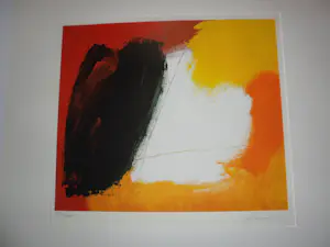 Eugène Brands - Zeefdruk, Abstracte Compositie kopen? Bied vanaf 175!
