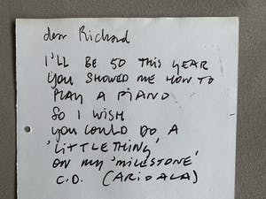 Herman Brood - Brief aan Little Richard kopen? Bied vanaf 200!