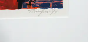 Hans Truijen - Zeefdruk, I saw paradise - Ingelijst kopen? Bied vanaf 100!
