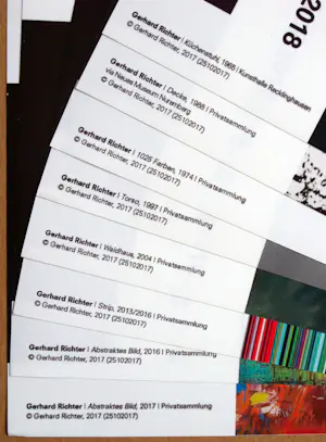 Gerhard Richter - (8x) "About Painting" S.M.A.K. Gent, 2017 (complete set) kopen? Bied vanaf 880!
