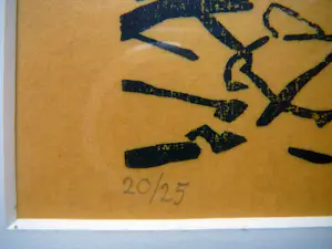 Saul Belem - Geen titel -houtdruk 1983- kopen? Bied vanaf 50!