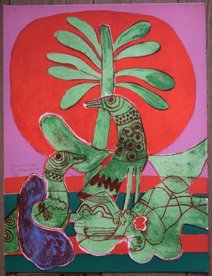 Corneille - litho - Aurore Rouge - 1972 kopen? Bied vanaf 450!