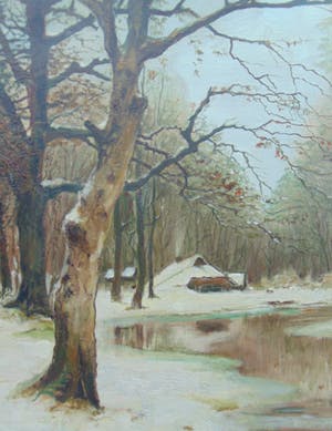 Jos Zeegers - Winterlandschap kopen? Bied vanaf 150!