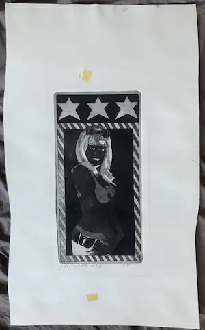 Peter Verhoef - Jonge vrouw - Aquatint - 1971 kopen? Bied vanaf 30!