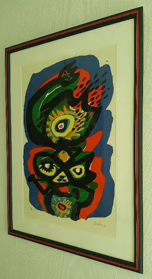 Anton Rooskens - Birds 3 (zeefdruk met beperkte oplage en nieuw ingelijst) kopen? Bied vanaf 365!