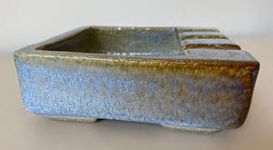 Potterij Zaalberg - Asbak met lichtblauw kristalline glazuur kopen? Bied vanaf 1!