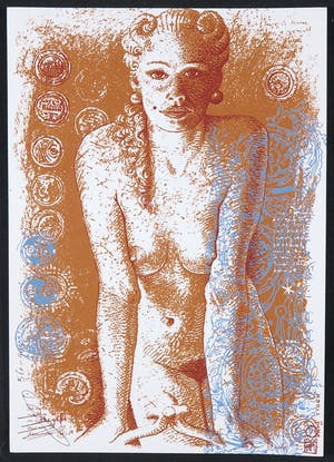 Nico Vrielink - Frank Lejeune, Martin van Dijk e.a., Lot van 10 zeefdrukken kopen? Bied vanaf 50!